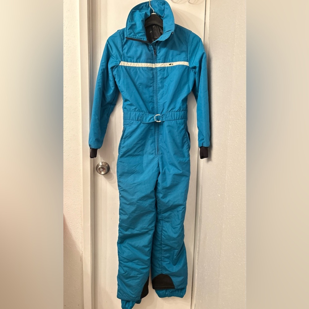 Vintage 80s CB Sports Professional Snow Ski Suit One Piece Women's Size Medium